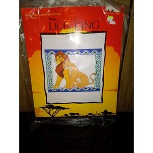 THE LION KING Simba & Nala "YOUNG LOVE" counted cross‎ stitch kit 38005 Disney